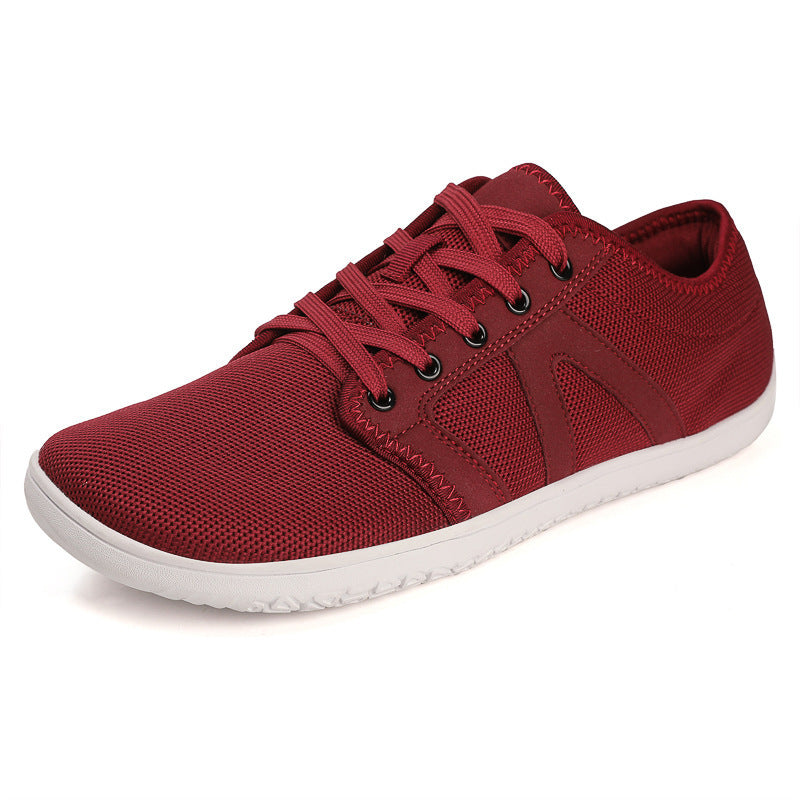 Unisex nan minimalistischer City-Sneaker mit feinmaschigem Textiloberteil, gepolstertem Einstieg und flexibler Gummilaufsohle Drune