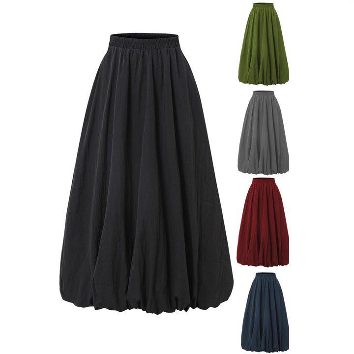 Damen luftiger Midirock Drune