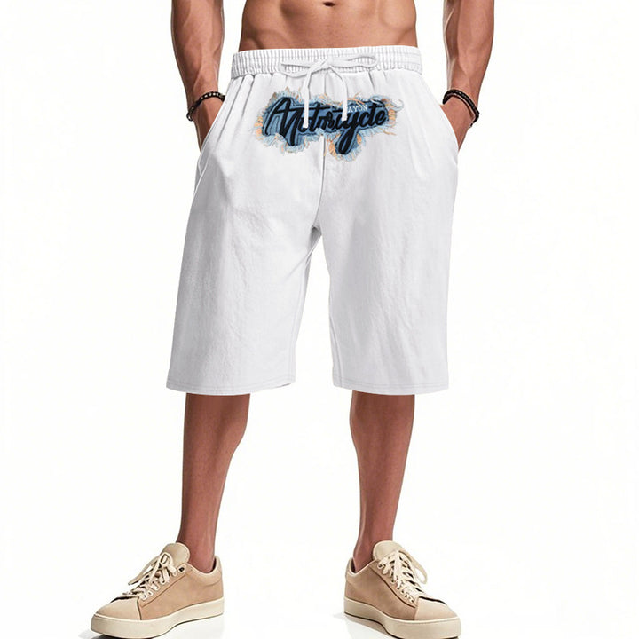 Herren Bequeme Freizeit-Badeshorts mit verstellbarem Bund und praktischen Seitentaschen Drune