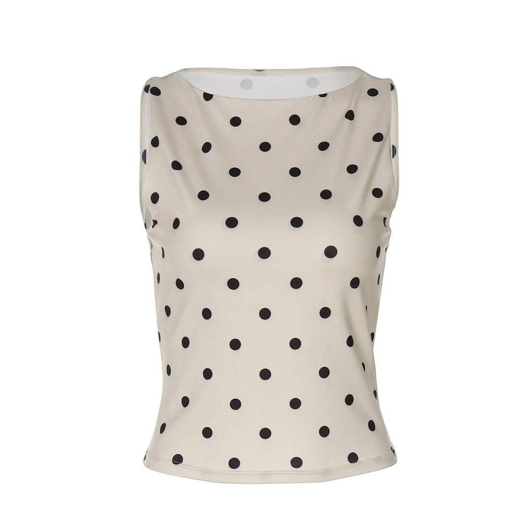 Damen Polka-Dots Tanktop Drune