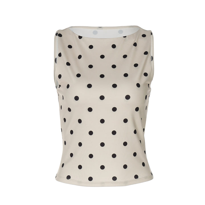 Damen Polka-Dots Tanktop Drune