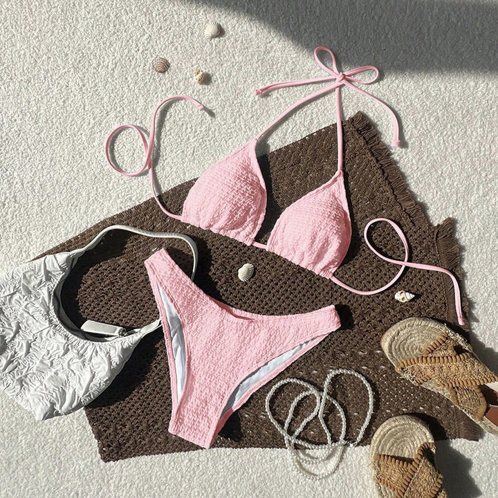 Damen Badeanzug mit strukturierter Oberfläche Drune