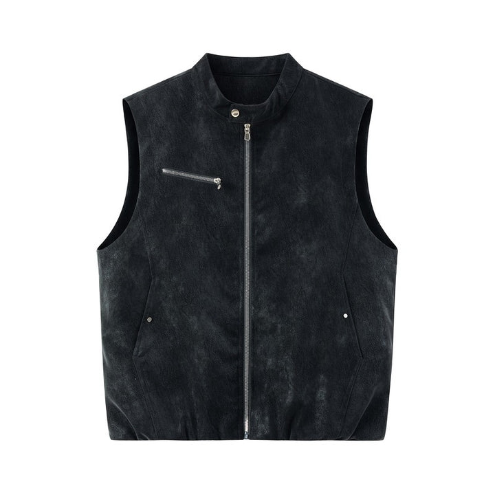 Herren Stylische Lederweste Drune