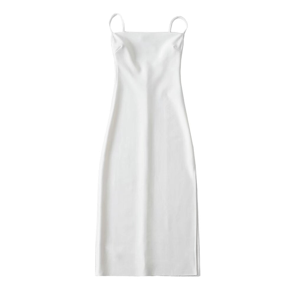 Damen langes Abendkleid mit elegantem Schlitz Drune
