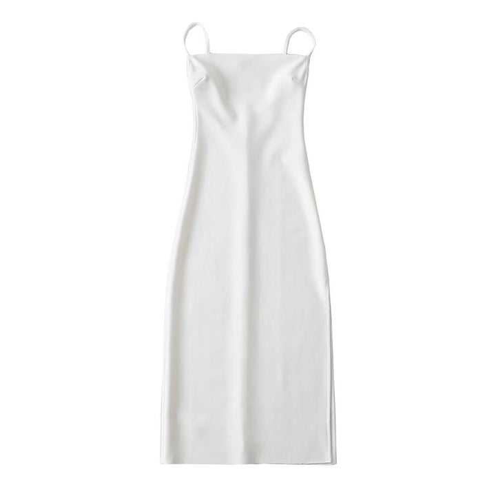 Damen langes Abendkleid mit elegantem Schlitz Drune