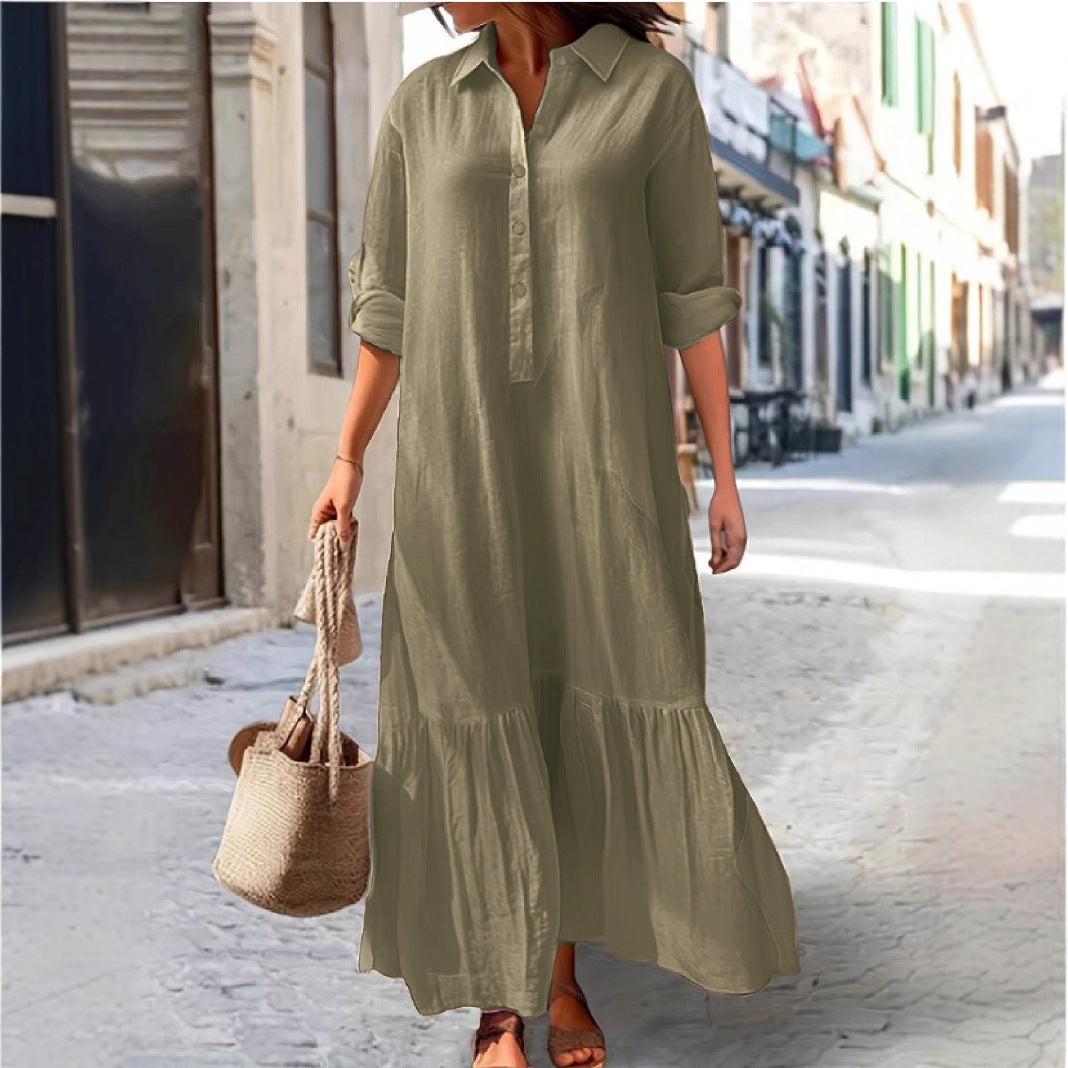 Damen Sommerkleid im lässigen Stil Drune