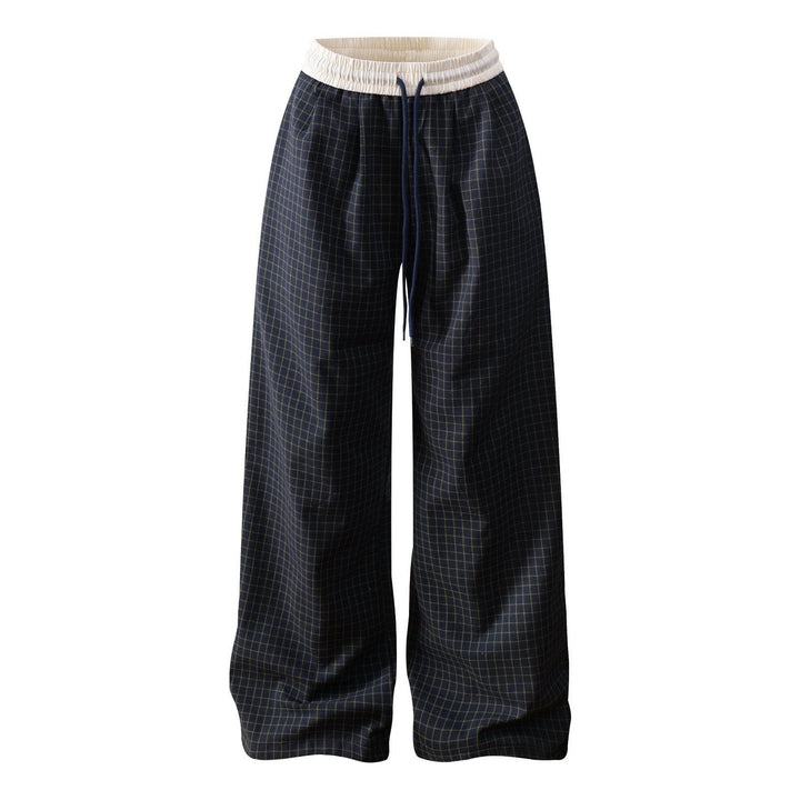 Herren Lässige Check-Hose Drune