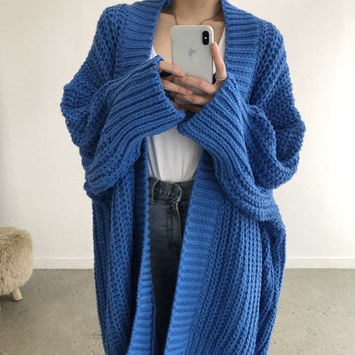 Damen Strickjacke mit offenem Schnitt und lässigen Details Drune
