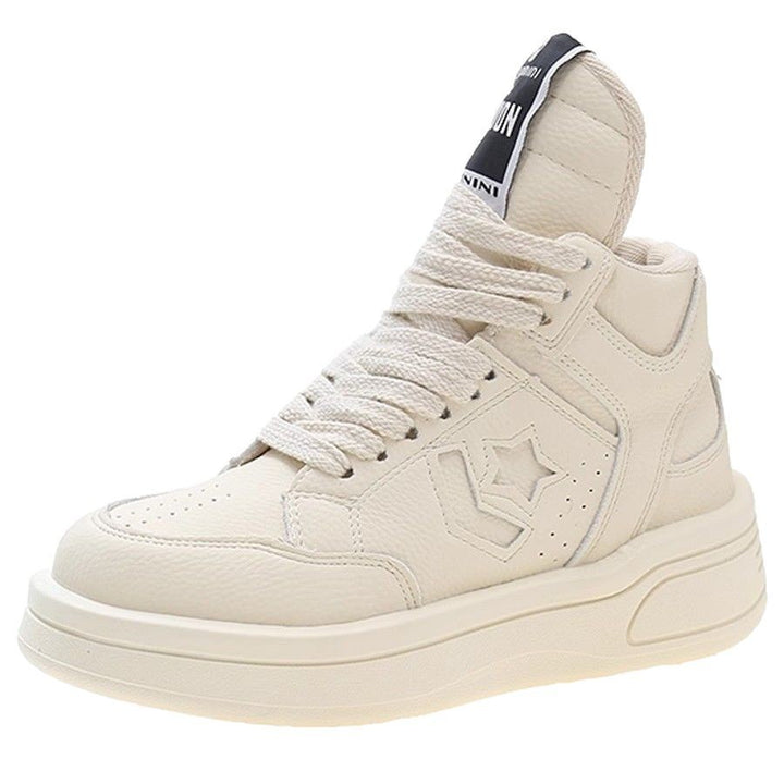 Damen Chunky High-Top Plateausneaker mit gepolstertem Schaft und ergonomischer Komfortsohle Drune