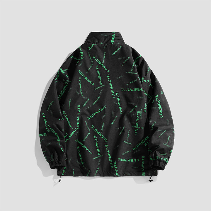Damen leichte Windbreaker Jacke Drune