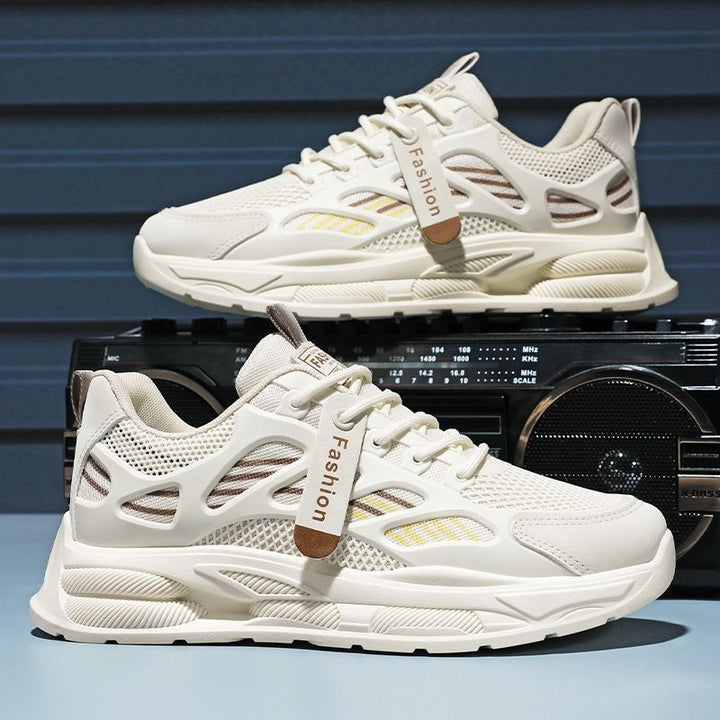 Damen Modische Sport Sneakers mit atmungsaktiver Mesh-Oberfläche und dämpfender Sohle Drune