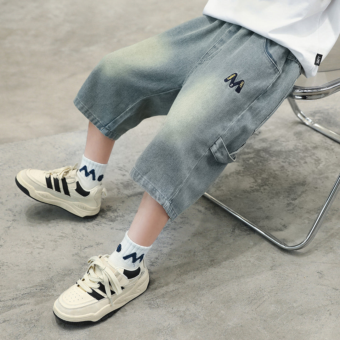 Unisex Shorts im lässigen Denim-Stil Drune