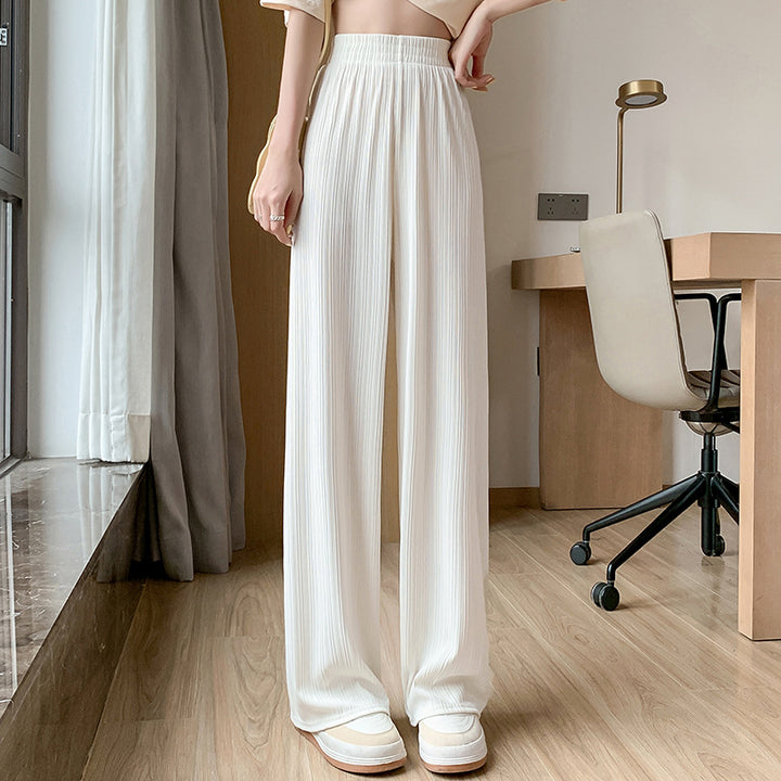 Damen Plissierte Weite Hosen Drune