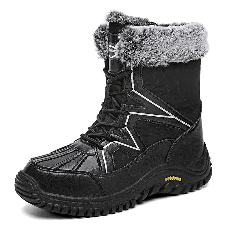 Damen Winter-Wasserdichte Stiefel mit isolierendem Futter und rutschfester Sohle Drune