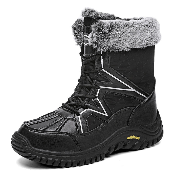 Damen Winter-Wasserdichte Stiefel mit isolierendem Futter und rutschfester Sohle Drune