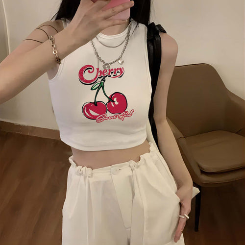 Damen Crop-Top mit kreativem Spruch und lässigem Schnitt Drune