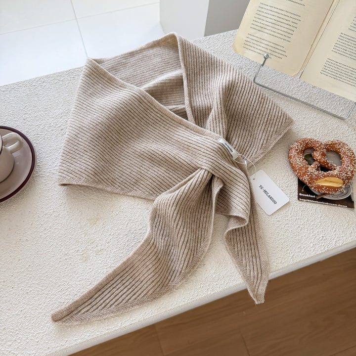 Damen Kuscheliger Wickelponcho mit Modernen Fransen und Elegantem Design Drune