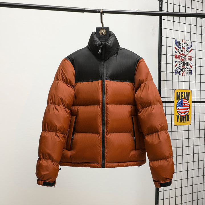 Herren Steppjacke mit hoher Kragen