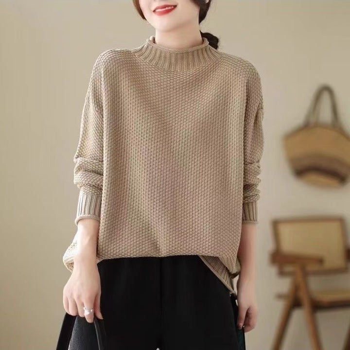 Damen Grobstrickpullover Drune