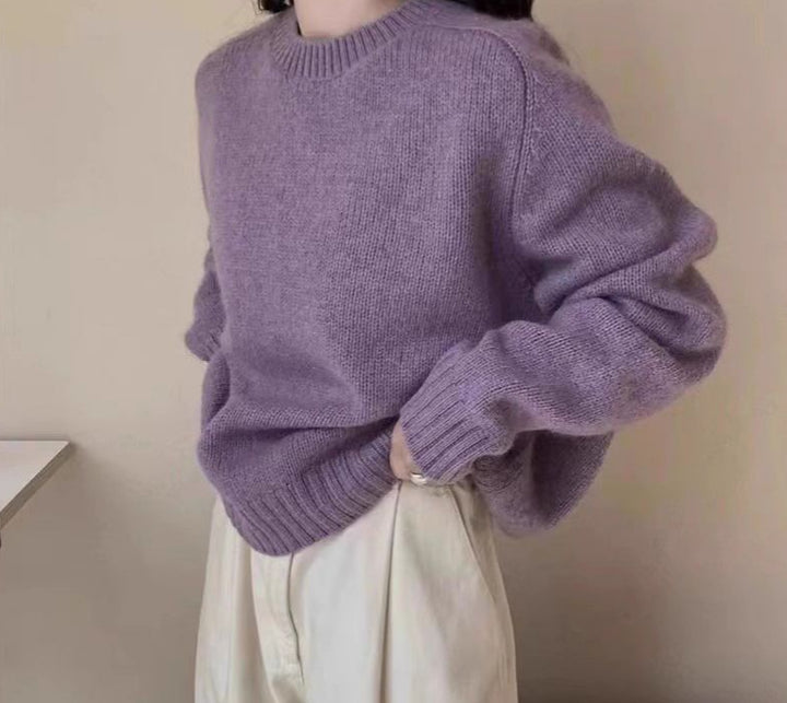 Damen Kuscheliger Oversized-Pullover Drune