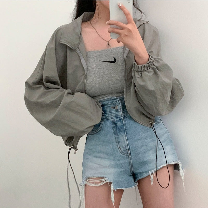 Damen lässige Windjacke Drune