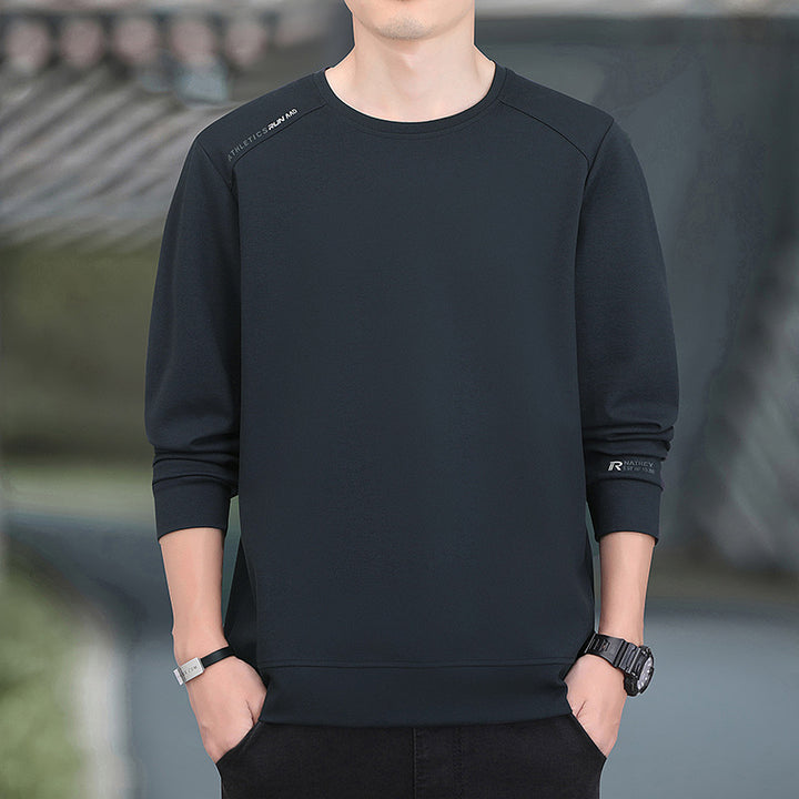 Herren Performance-Sweatshirt mit wärmender Innenlage und minimalistischer Rundhalsausschnitt Drune
