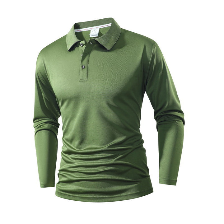 Herren Langarm Poloshirt Drune