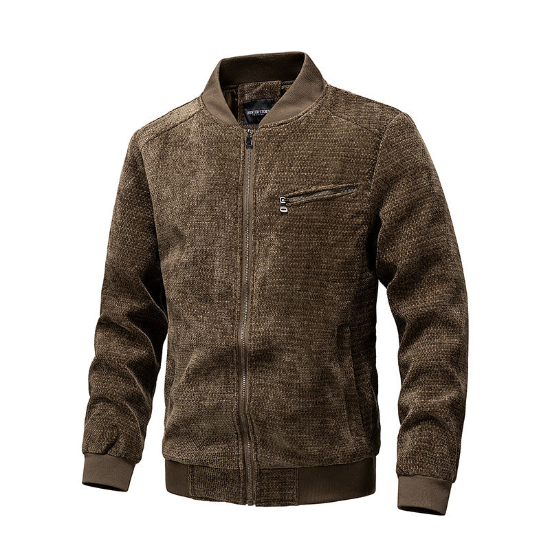 Herren Stylische und lässige Fleecejacke Drune