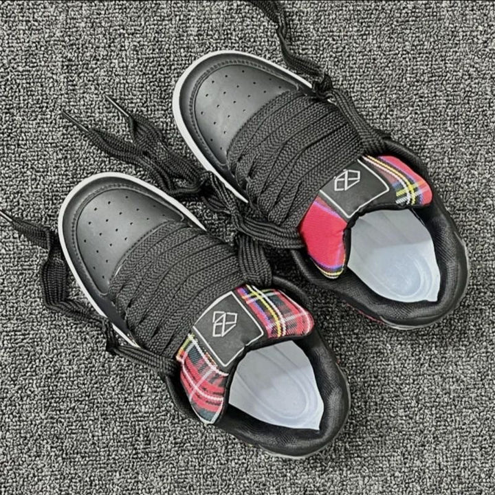 Damen modische Sneakers mit grafischem Design und atmungsaktiver Oberflächenstruktur Drune
