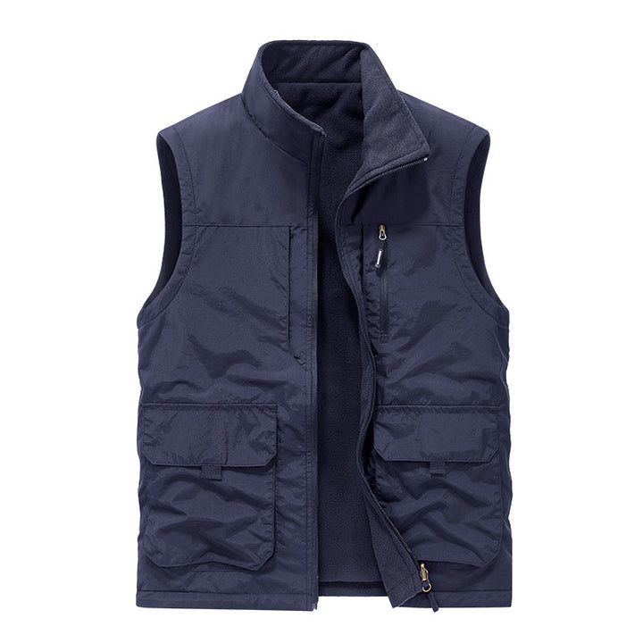 Herren Utility-Fleeceweste mit windabweisender Nylon-Außenlage Drune