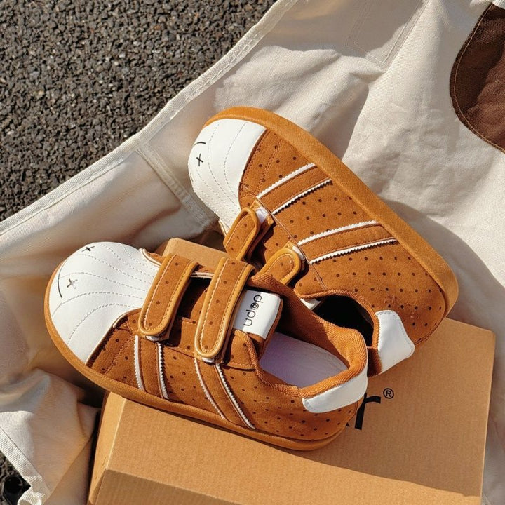 Damen Sneaker mit doppelt verstellbarem Klettverschluss und weichem Innenfutter Drune