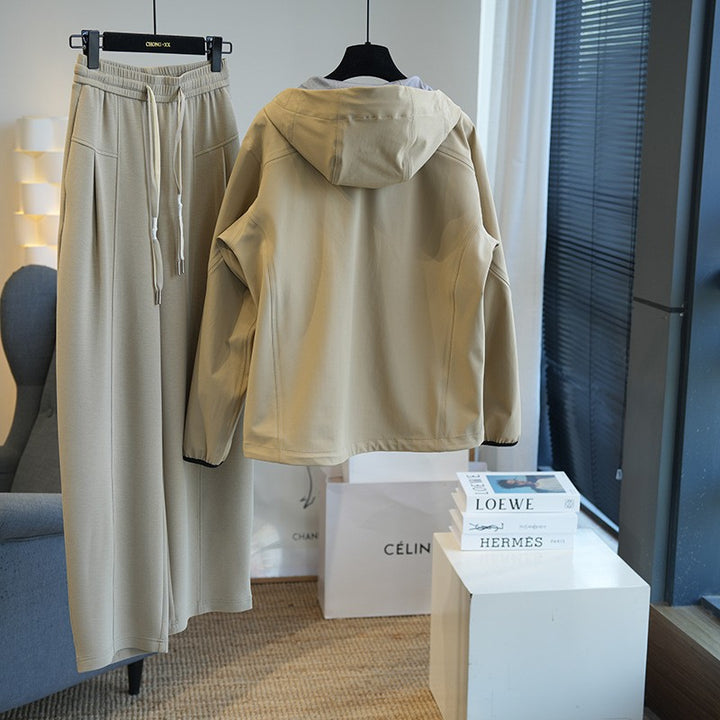 Damen Modische Übergangsjacke mit Stehkragen und praktischen Taschen Drune