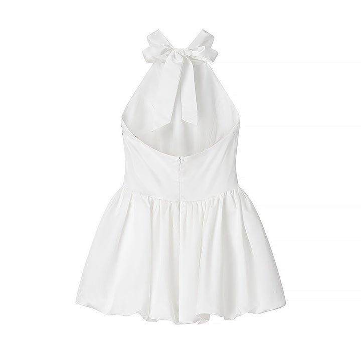 Damen Ballettkleid mit offenem Rücken und schwingendem Rock Drune
