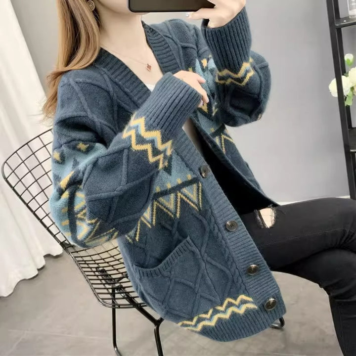 Damen Strickjacke Drune