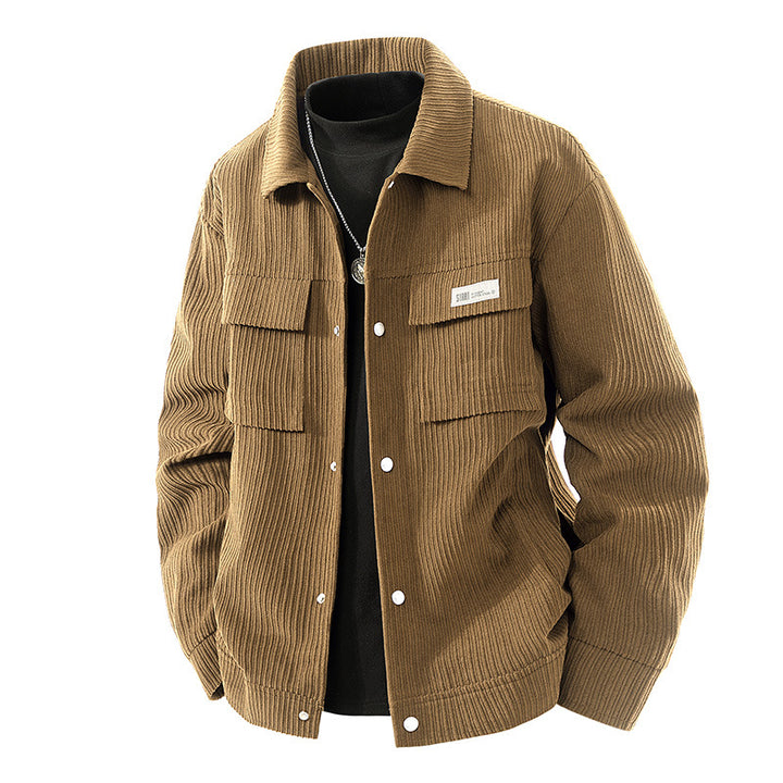 Herren Weiche Cordjacke mit Fleece-Futter Drune