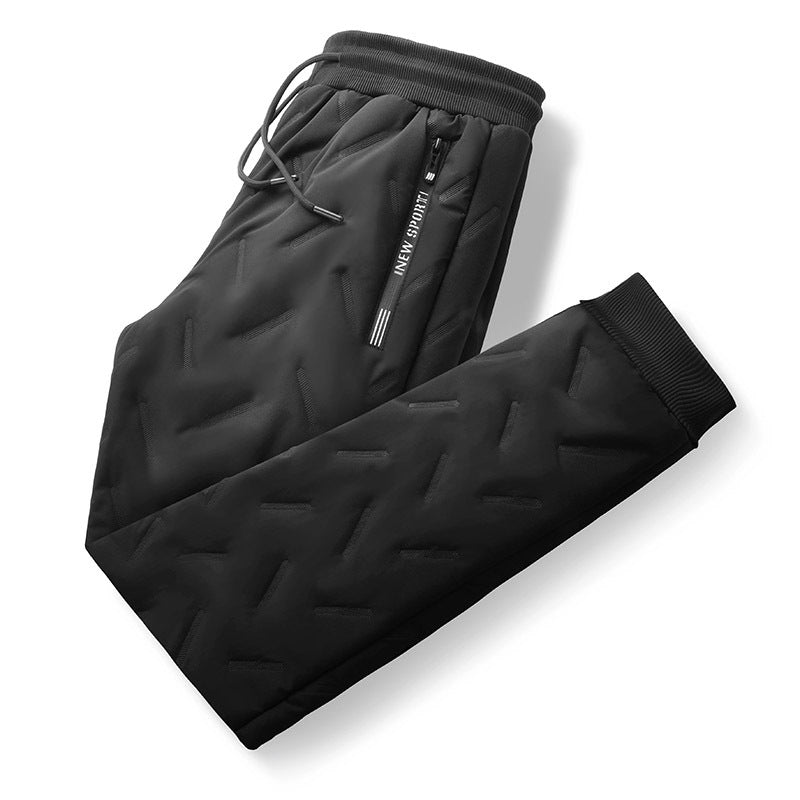Herren Thermo-Stepp-Jogginghose mit wärmender Sherpa‑Fütterung Drune
