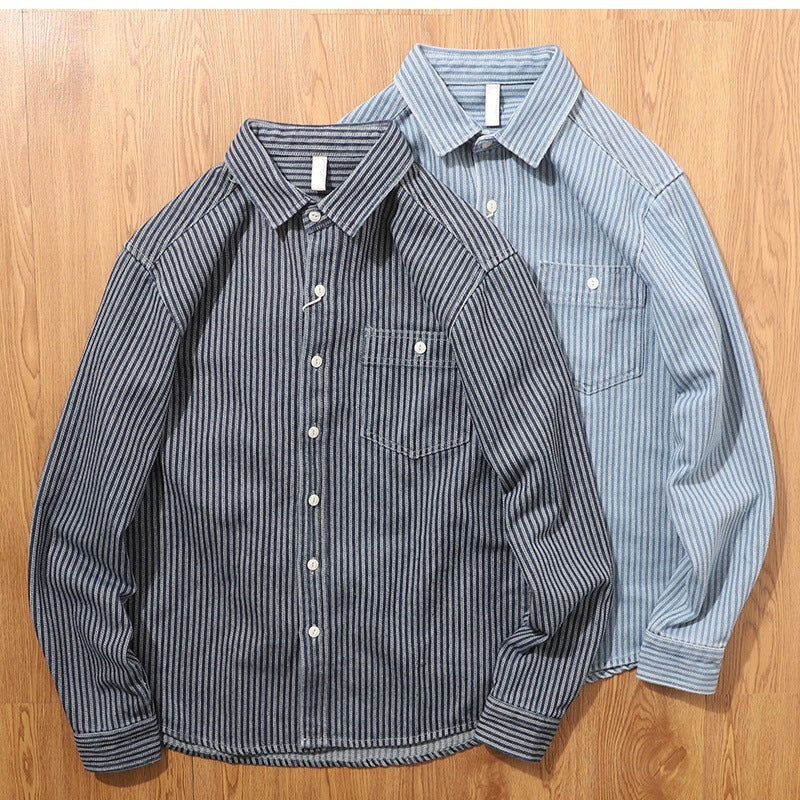 Herren Karo-Hemdjacke aus weichem Baumwollmix Drune