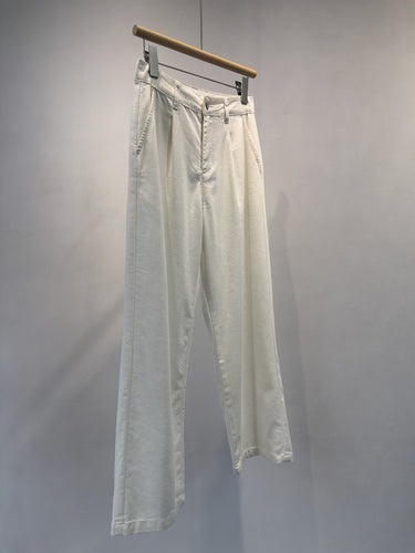 Damen Weite Beinform Entspannte Hose Drune