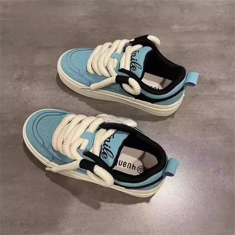Damen Sneakers mit innovativem Schnürdesign und bequemer Dämpfung Drune