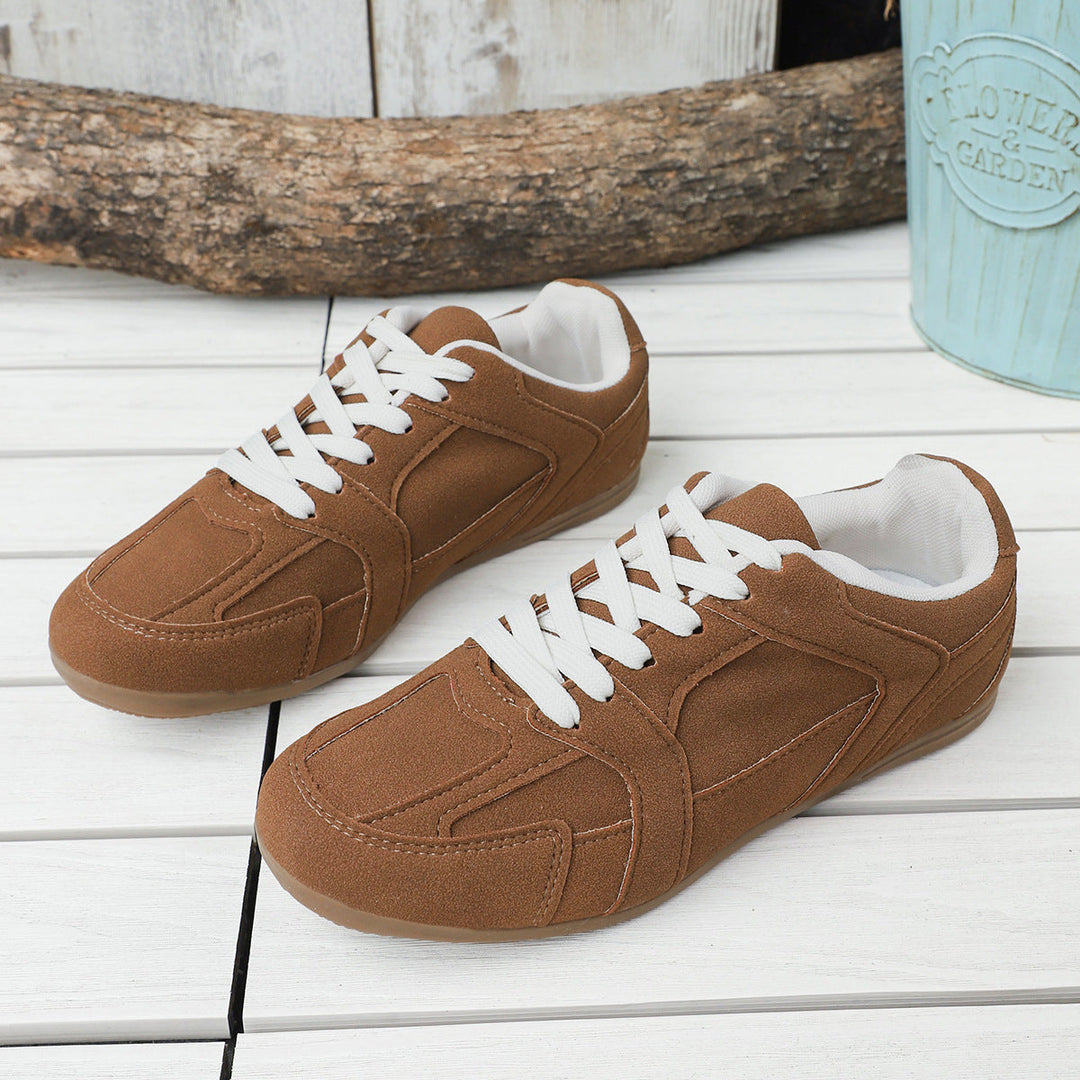 Damen Sportliche Sneakers mit atmungsaktiver Oberflächenstruktur Drune