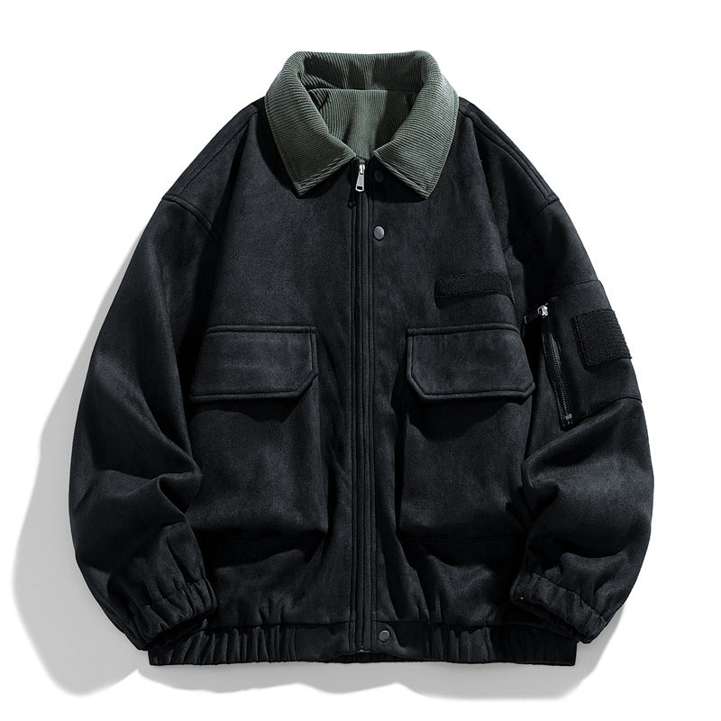 Herren Modische und vielseitige Utility-Jacke Drune