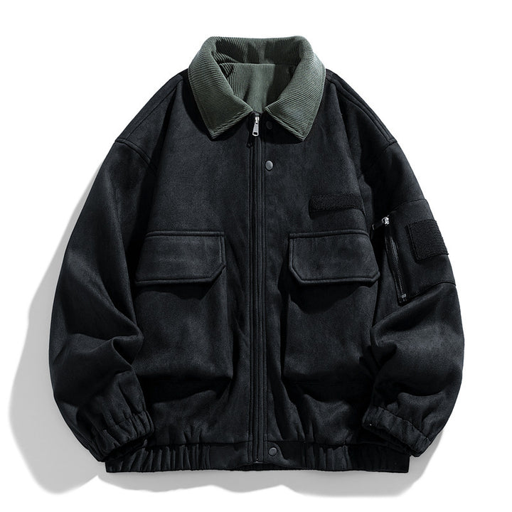 Herren Modische und vielseitige Utility-Jacke Drune