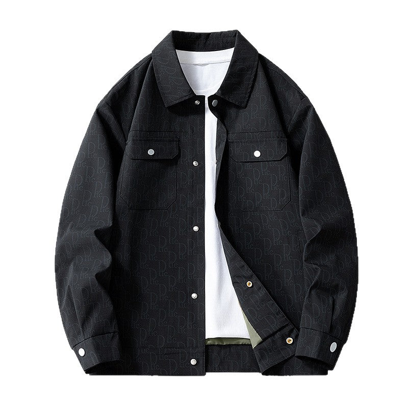 Herren Modische Utility-Jacke Drune