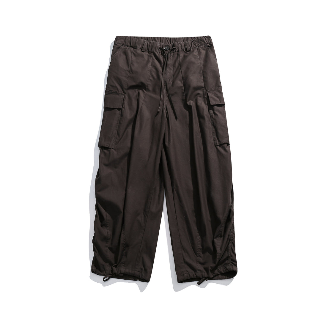 Damen Weite Cargo‑Culotte mit elastischem Tunnelzugbund und Saumkordel Drune