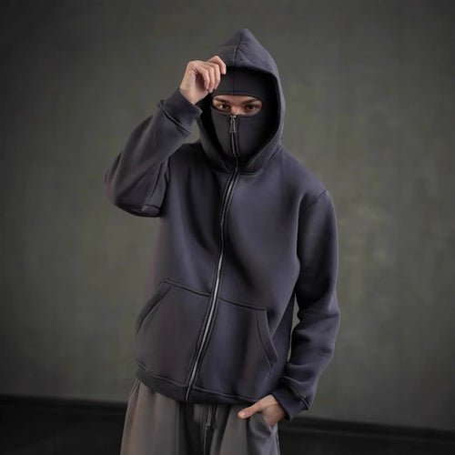 Herren Stylische Kapuzenjacke Drune