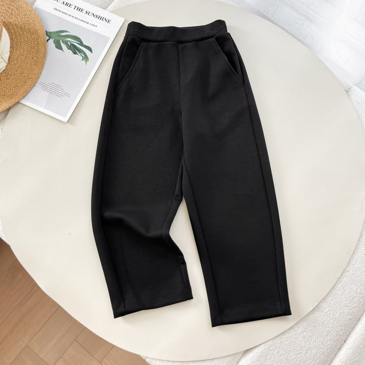 Damen Cozy Freizeithose mit hohem Bund und praktischen Taschen Drune