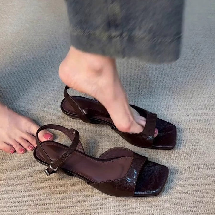 Damen modische Sling-Sandalen mit elegantem Riemen und komfortabler Sohle Drune