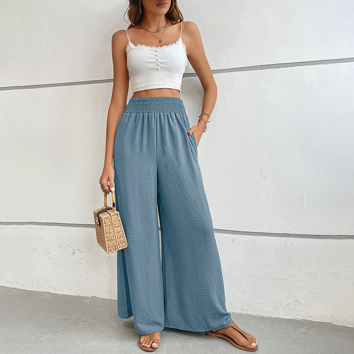 Damen Elegante Weite Sommerhose Drune