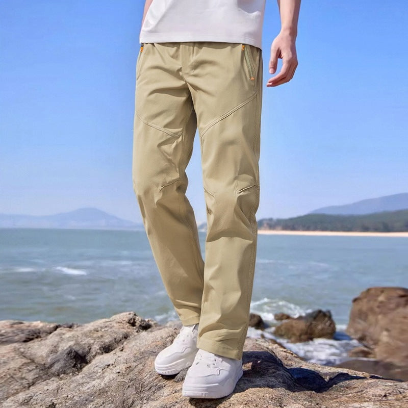 Herren Wasserabweisende Tech‑Cargo‑Hose mit Tunnelzugbund & Mehrfachtaschen Drune