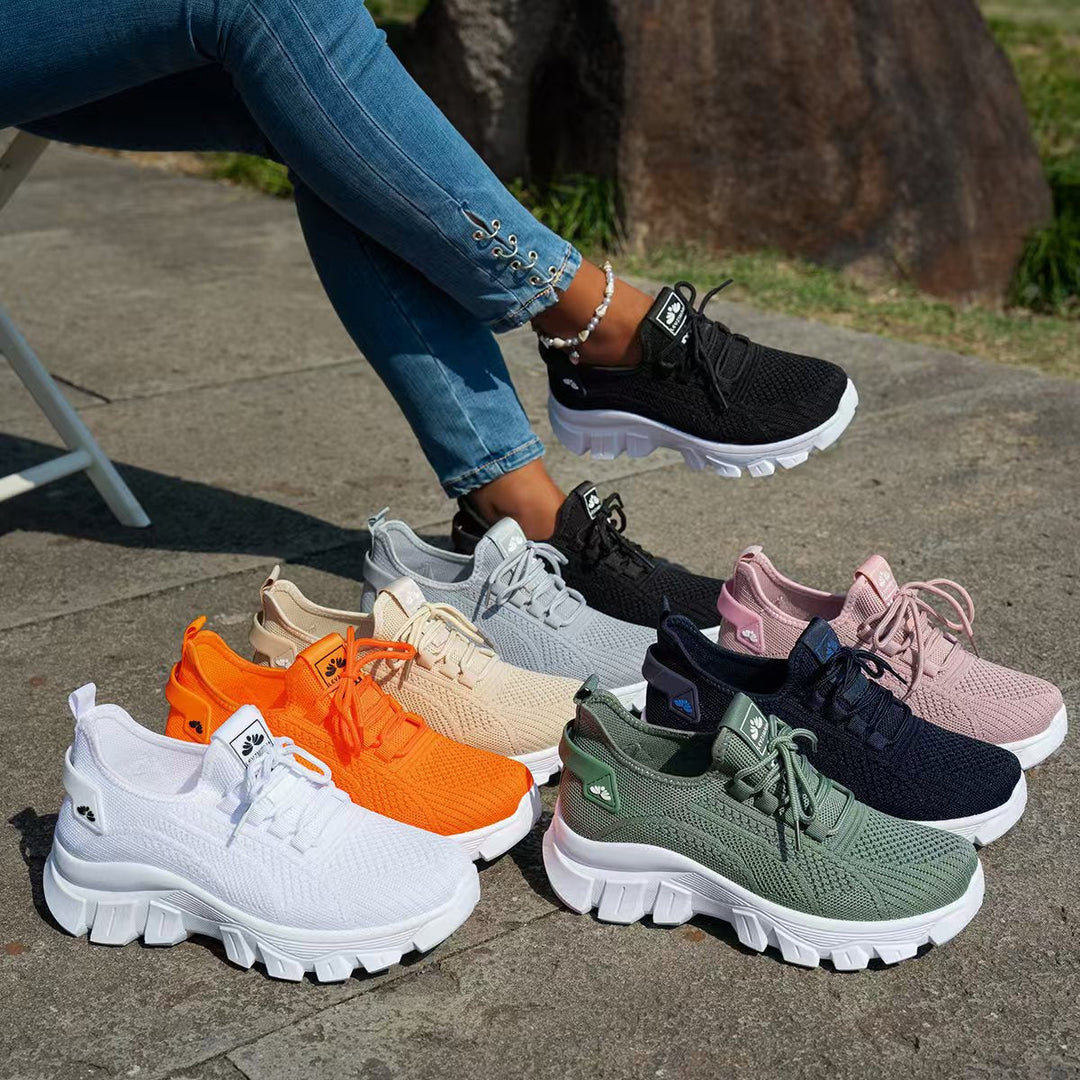 Damen Hochwertige Freizeitschuhe mit dämpfender Sohle Drune